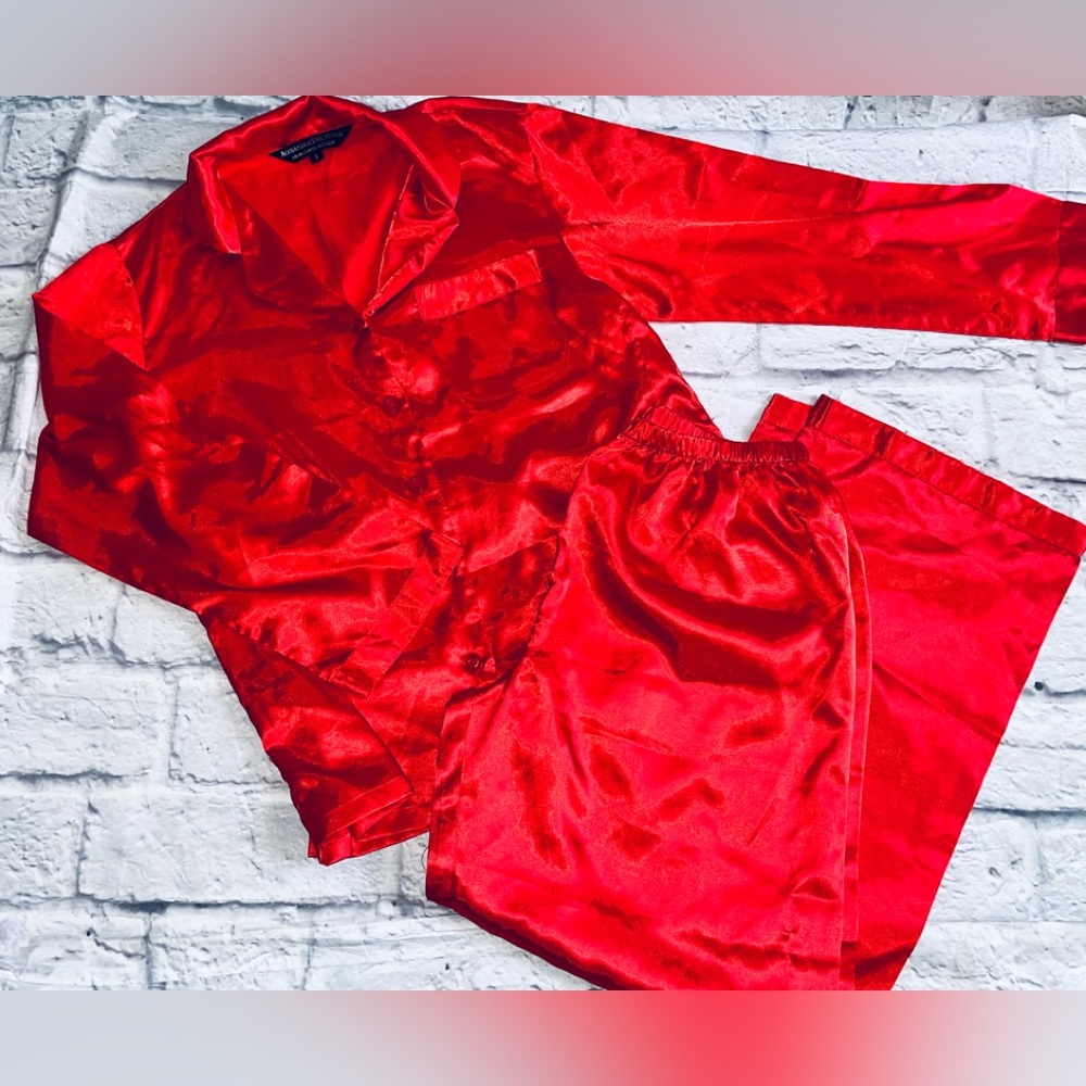 SATIN Pajama Set By Alexandra Del Rossa